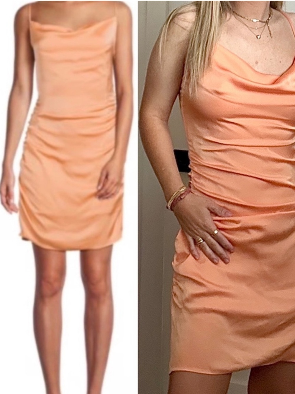 Ramy Brook creamsicle mini dress